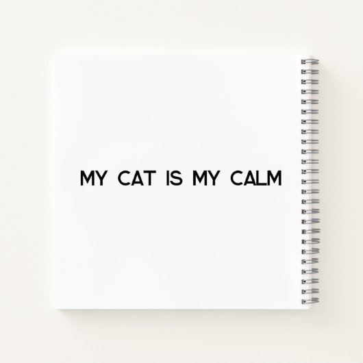 Musa y felino notitieboek (Achterkant)