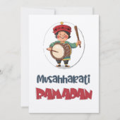 Musahharati Ramadan Drummer | Ritme van de nacht Kaart (Voorkant)