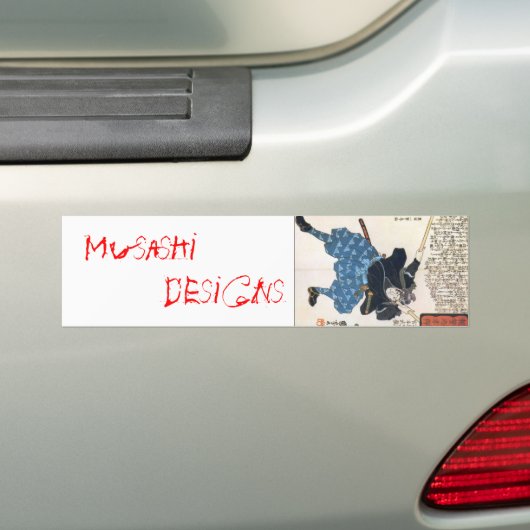 Musashi Design Bumpersticker (Op auto)