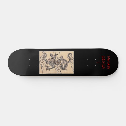 Musashi Design Dragon Skateboard (Horizontaal)