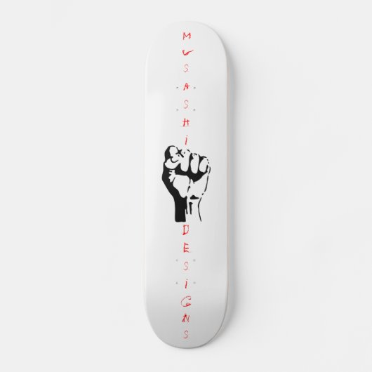 Musashi Design Fist Skateboard (Voorkant)