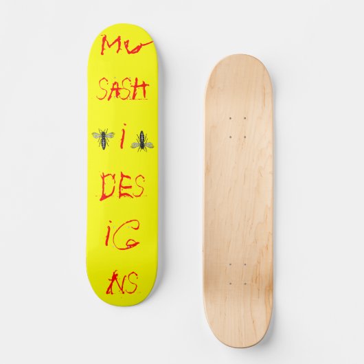 Musashi Design King Bee Persoonlijk Skateboard (Voorkant)