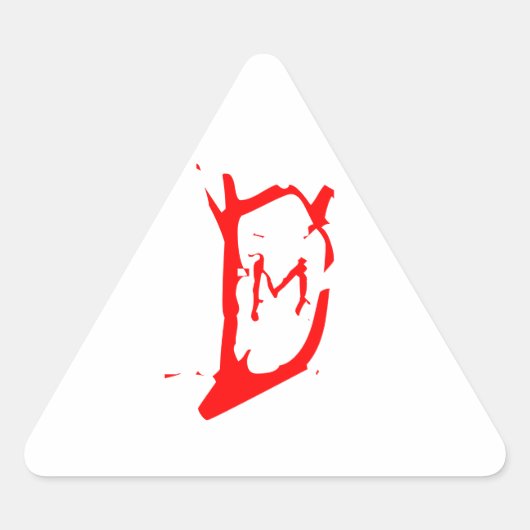 Musashi Design Logo Driehoek Sticker (Voorkant)
