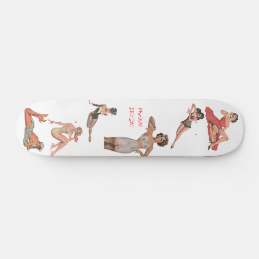 Musashi Design Pinup Persoonlijk Skateboard (Horizontaal)
