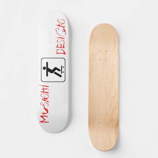 Musashi Design Stickpusher Skateboard (Voorkant)