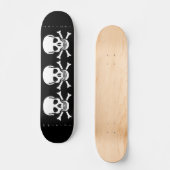 Musashi Design Triple Skull Persoonlijk Skateboard (Voorkant)