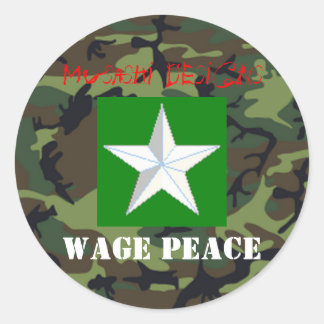 Musashi Design Wage Peace Sticker
