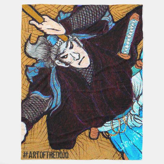 Musashi fleece deken (Voorkant)