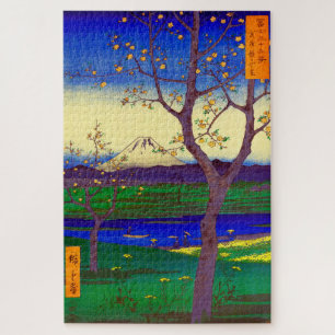 Musashi Koshigaya Zai Mount Fuji Utagawa Hiroshige Legpuzzel