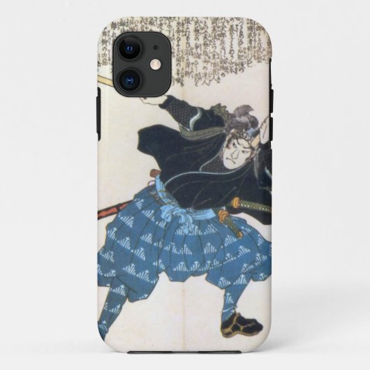 Musashi Miyamoto 宮 本 武 met twee Bokken Case-Mate iPhone Case (Achterkant)