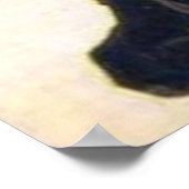 MUSASHI Miyamoto met twee Bokken Japans Samurai Poster (Hoek)