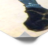 MUSASHI Miyamoto met twee Bokken Japanse Samura Poster (Hoek)