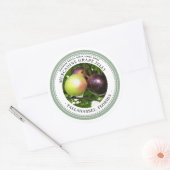 Muscadine Grape Jam met Sage Border Jelly Label (Envelop)