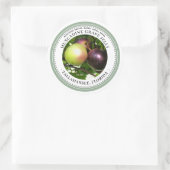 Muscadine Grape Jam met Sage Border Jelly Label (Tas)