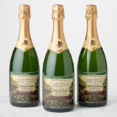 Muscadine-sap-etiket Sparkling Wijnetiket (Flessen)