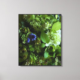 Muscari & Clematis Botanical Canvas Art Afdruk