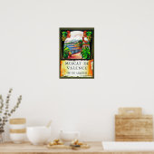 Muscat de Valence Wine LabelEurope Poster (Keuken)