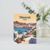 Muscat Oman Briefkaart (Staand voorkant)