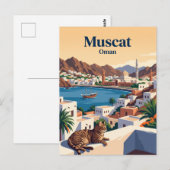 Muscat Oman Briefkaart (Voorkant / Achterkant)