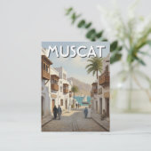 Muscat Oman Reizen Briefkaart (Staand voorkant)