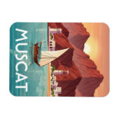 Muscat Oman Reizen Magneet (Horizontaal)