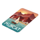 Muscat Oman Reizen Magneet (Linkerzijde)