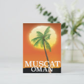 Muscat Oman vakantie-poster Briefkaart (Staand voorkant)