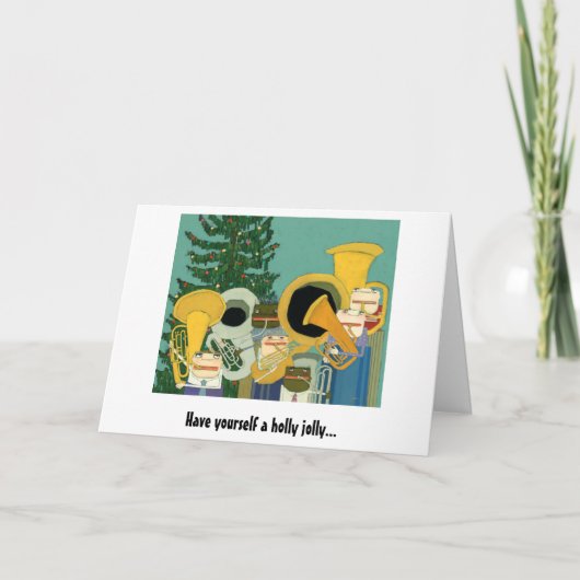 muscial de kaart van vakantieKerstmis (Voorkant)