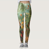 Muscinae, Mos Planten door Ernst Haeckel Leggings (Voorkant)
