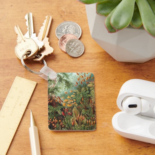  Muscinae, Mos Planten door Ernst Haeckel Sleutelhanger (Bureau)