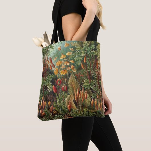 Muscinae, Mos Planten door Ernst Haeckel Tote Bag (Dichtbij)