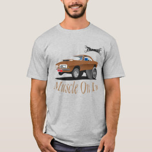 Muscle Car Chevelle 454 gepersonaliseerd T-shirt