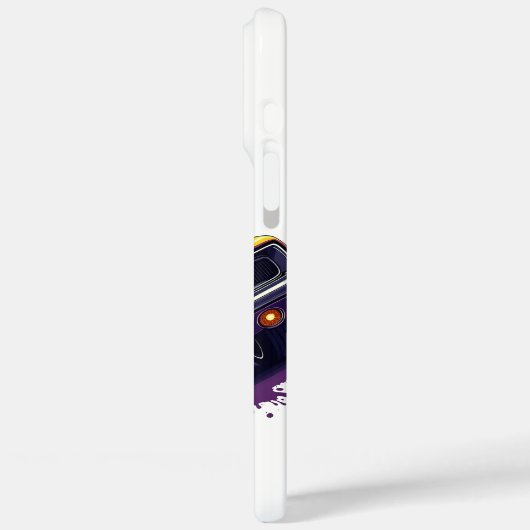 Muscle Car City Skyline Phone Case (Achterkant / Links)