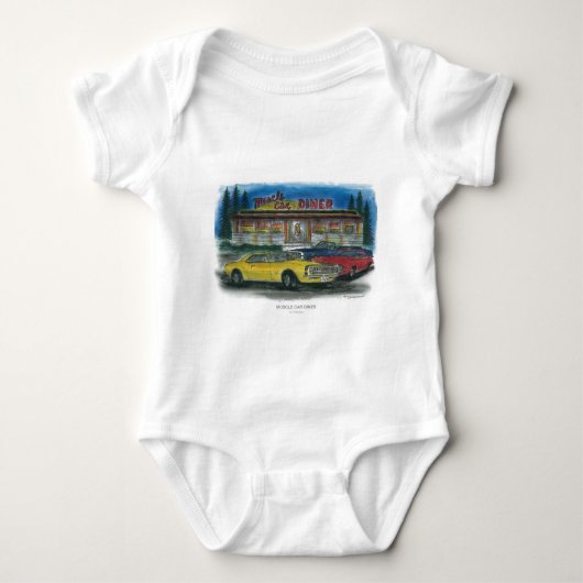 MUSCLE CAR DINER ROMPER (Voorkant)