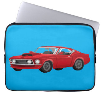 Muscle car laptop sleeve