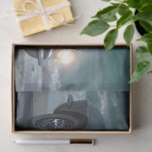 Muscle Car op het strand Découpage Paper Tissuepapier (Geschenk)