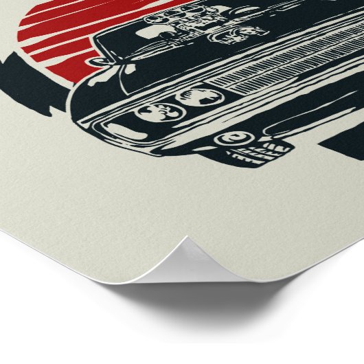 Muscle Car Poster (Hoek)