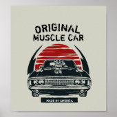 Muscle Car Poster (Voorkant)