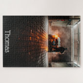 Muscle Car Street Machines Racing Personaliseert Legpuzzel (Horizontaal)