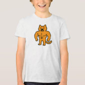 Muscle Cat Tri-Blend Shirt (Voorkant)