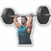 Muscle Gain Stickers - ideaal voor bodybuilders (Voorkant)