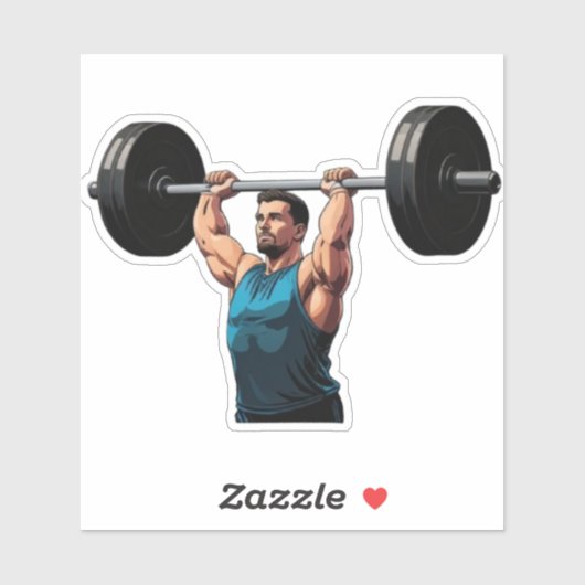 Muscle Gain Stickers - ideaal voor bodybuilders (Vel)