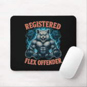 Muscle Hamster Geregistreerde Flex Offender Funny Muismat (Met muis)