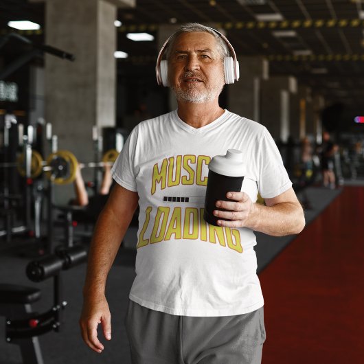 Muscle Loading Fortschritt Ladebalken T-shirt