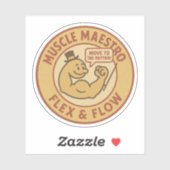 Muscle Maestro Flex & Flow Sticker (Vel)