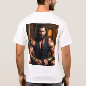 Muscle Maker - Perfect T-shirt voor bodybuilders" (Achterkant)