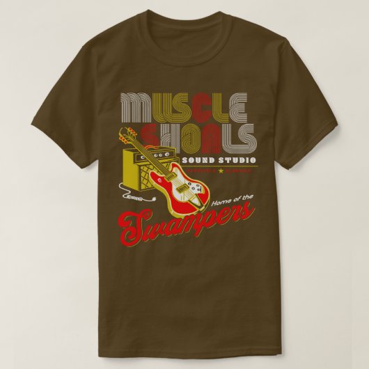 Muscle Shoals Sound Studio T-shirt (Design voorkant)