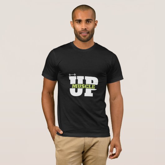 Muscle Up - Gym T-shirt (Voorkant volledig)