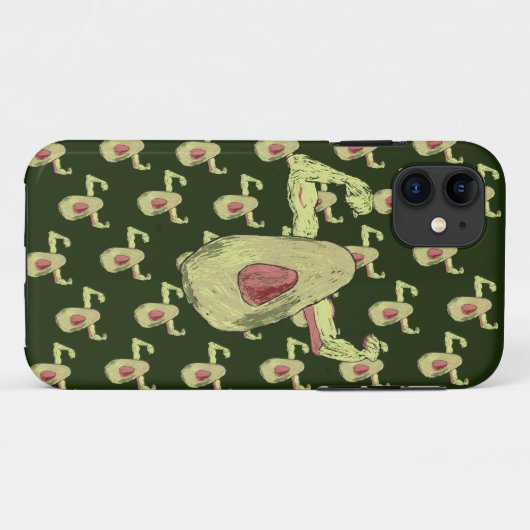 Muscled Avocado Case-Mate iPhone Case (Achterkant (horizontaal))