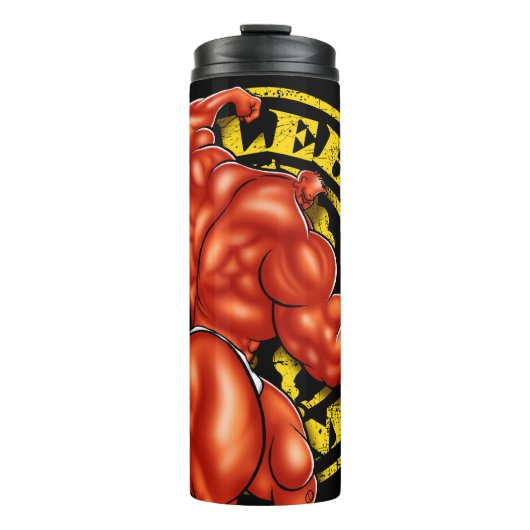 MUSCLEHEDZ GYM THERMOSBEKER (Voorkant)